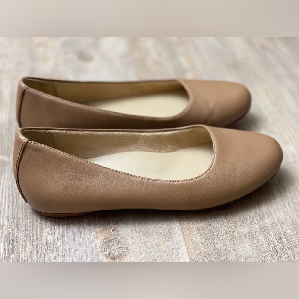 Naturalizer Tan Brown Ballet Maxwell Flat Size 7